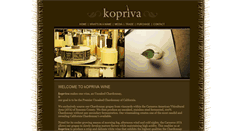 Desktop Screenshot of koprivawine.com